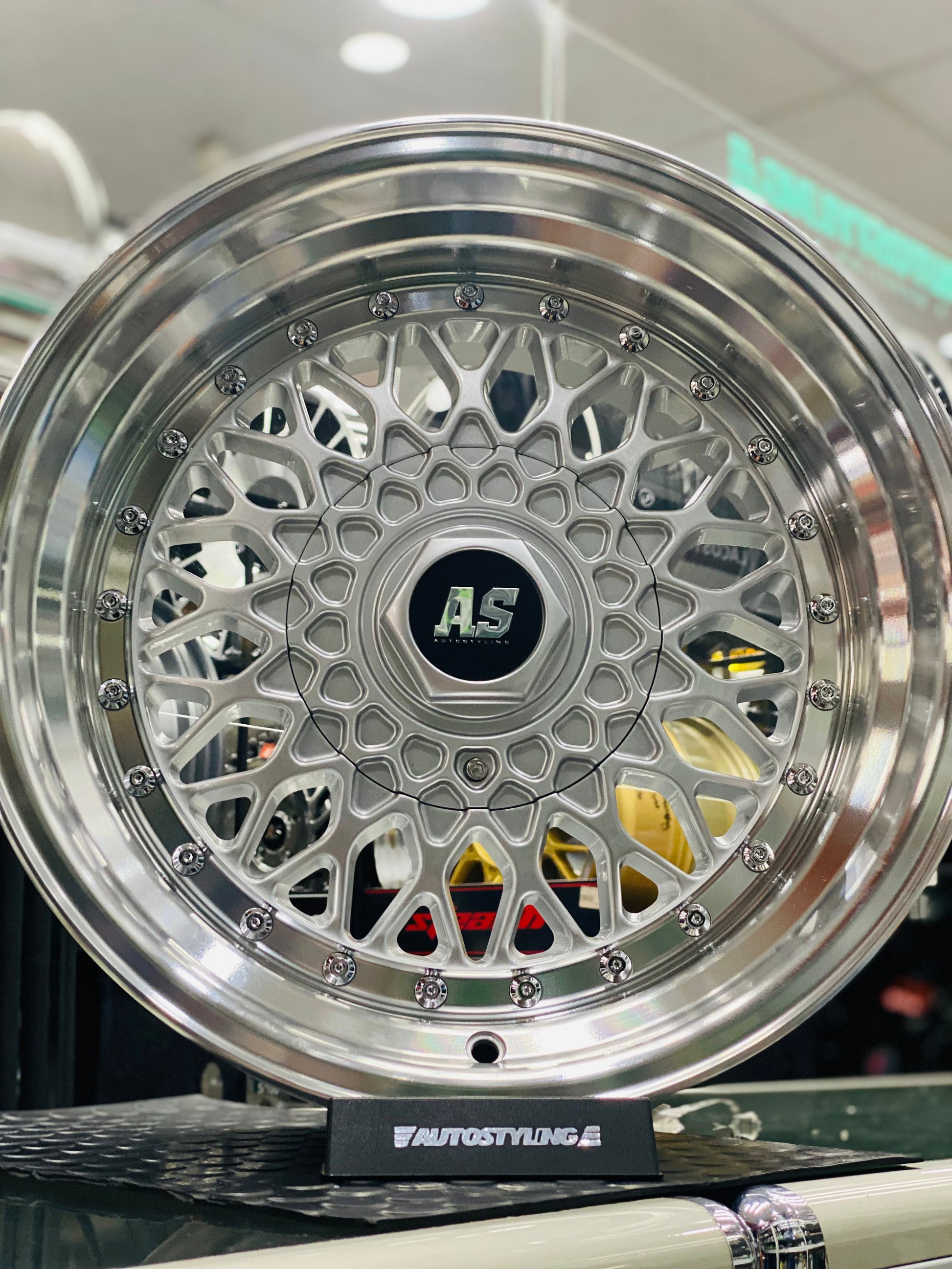 16” AS-MESH 8/9j 4/100 4/108 SILVER