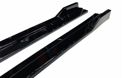 UNIVERSAL 2 PCE SIDE SKIRT GLOSS BLACK