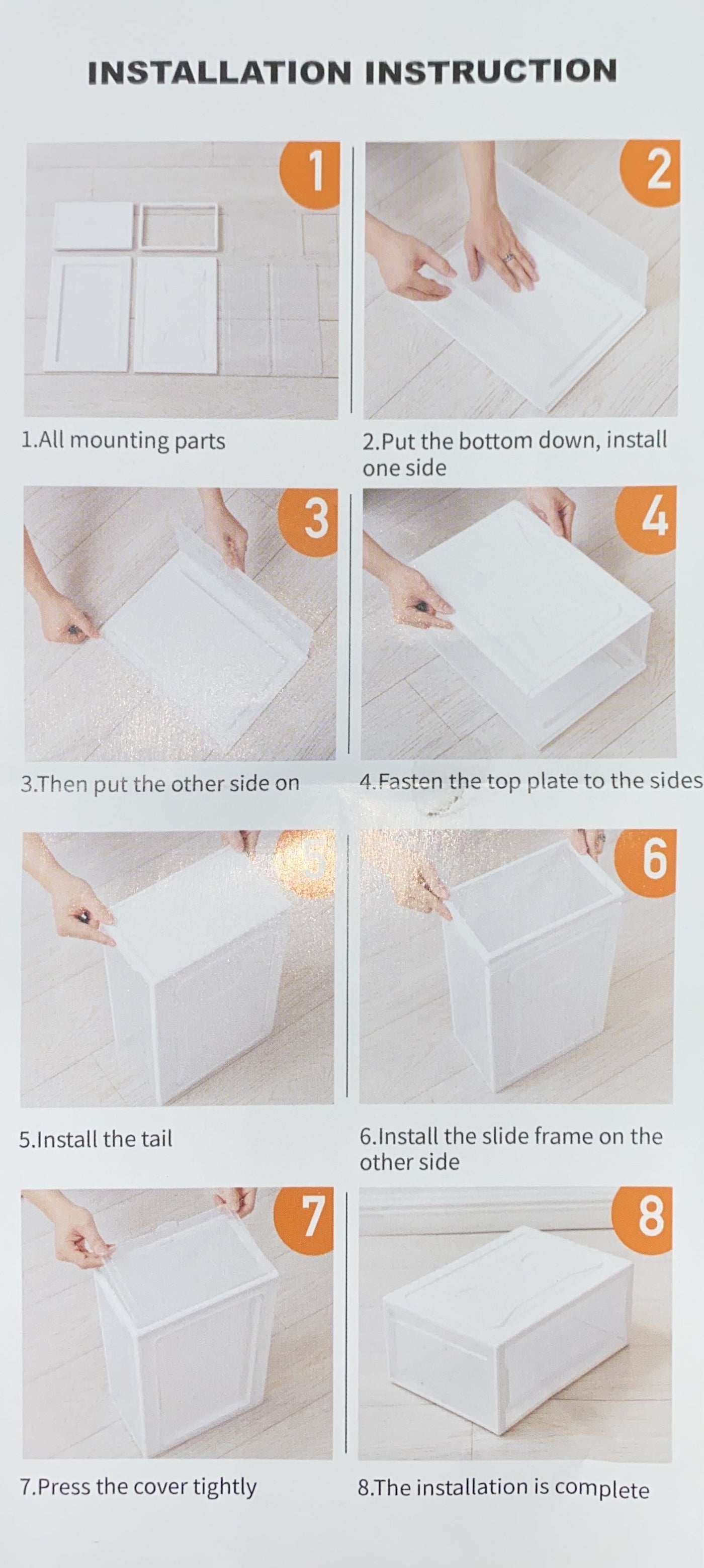 AS SNEAKER / MODEL CAR DISPLAY BOX BLACK