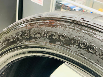 Dunlop tyres pre owned for Nissan gtr 35