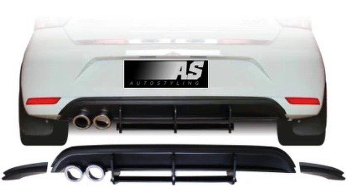 VW POLO 6 TSI TO GTI REAR DIFFUSER