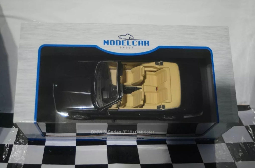 MCG 1:18 SCALE MODEL CAR BMW E30 325i cabrio 1985
