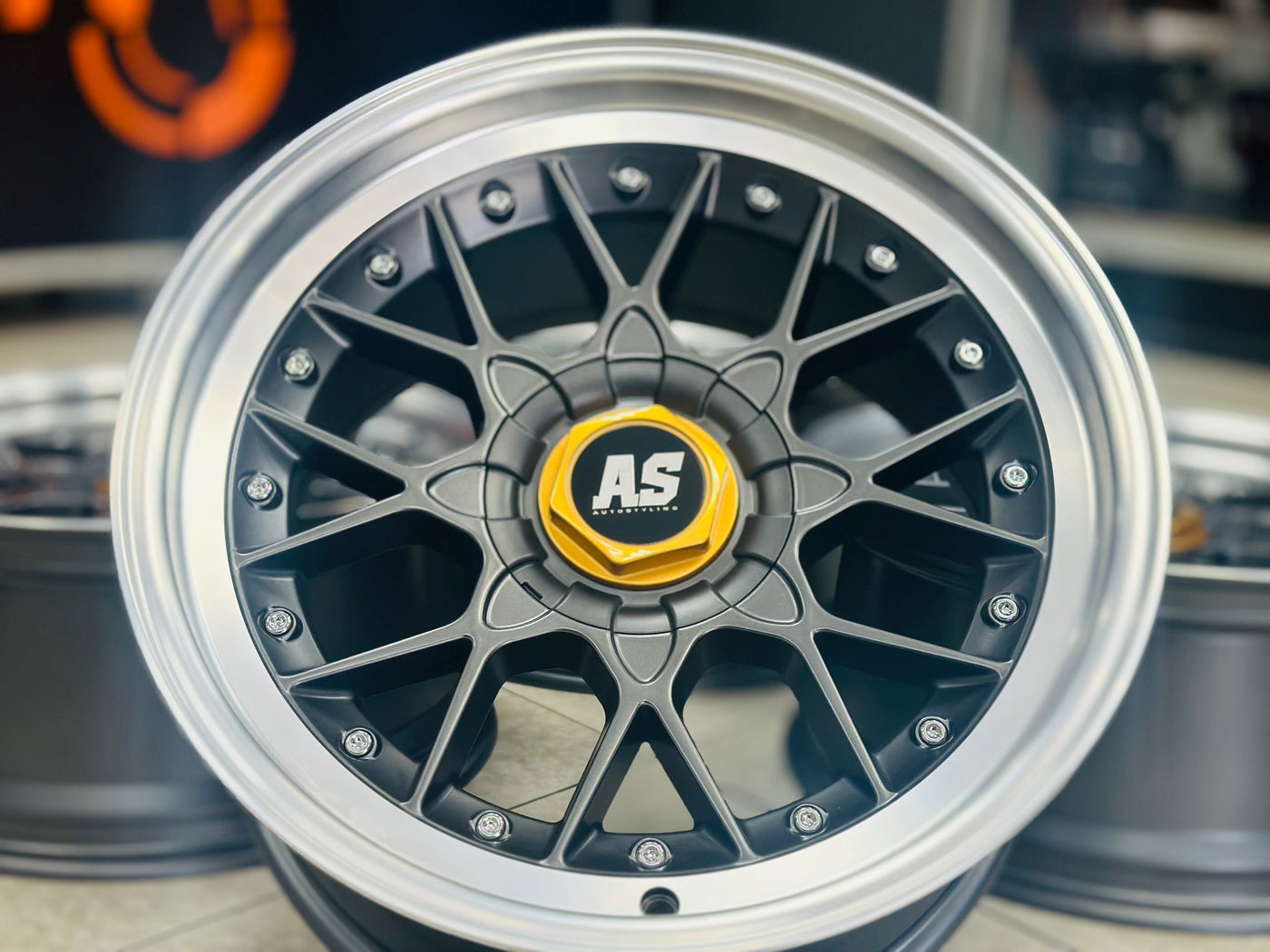 17” AS BBS 506 4/100 & 5/100 matt grey wheels