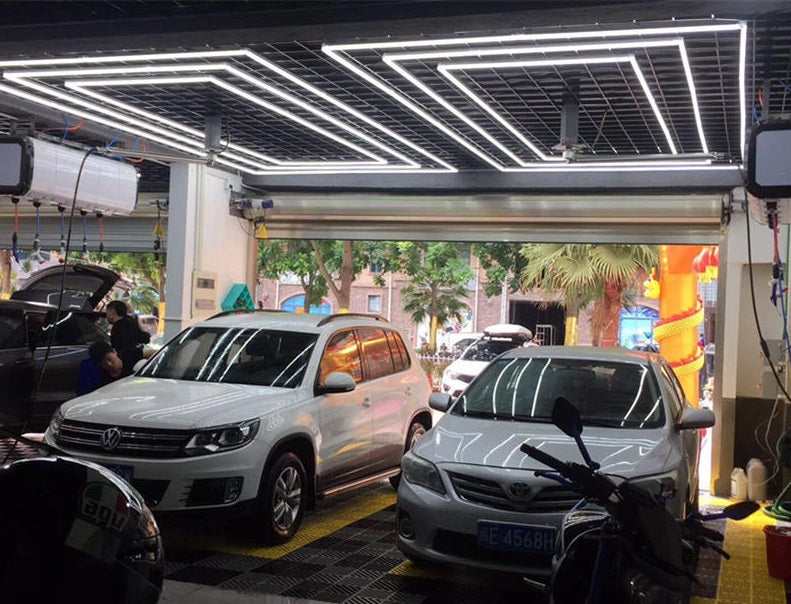 Designer Hexagon /arrow led lights 4.8m x2.4m