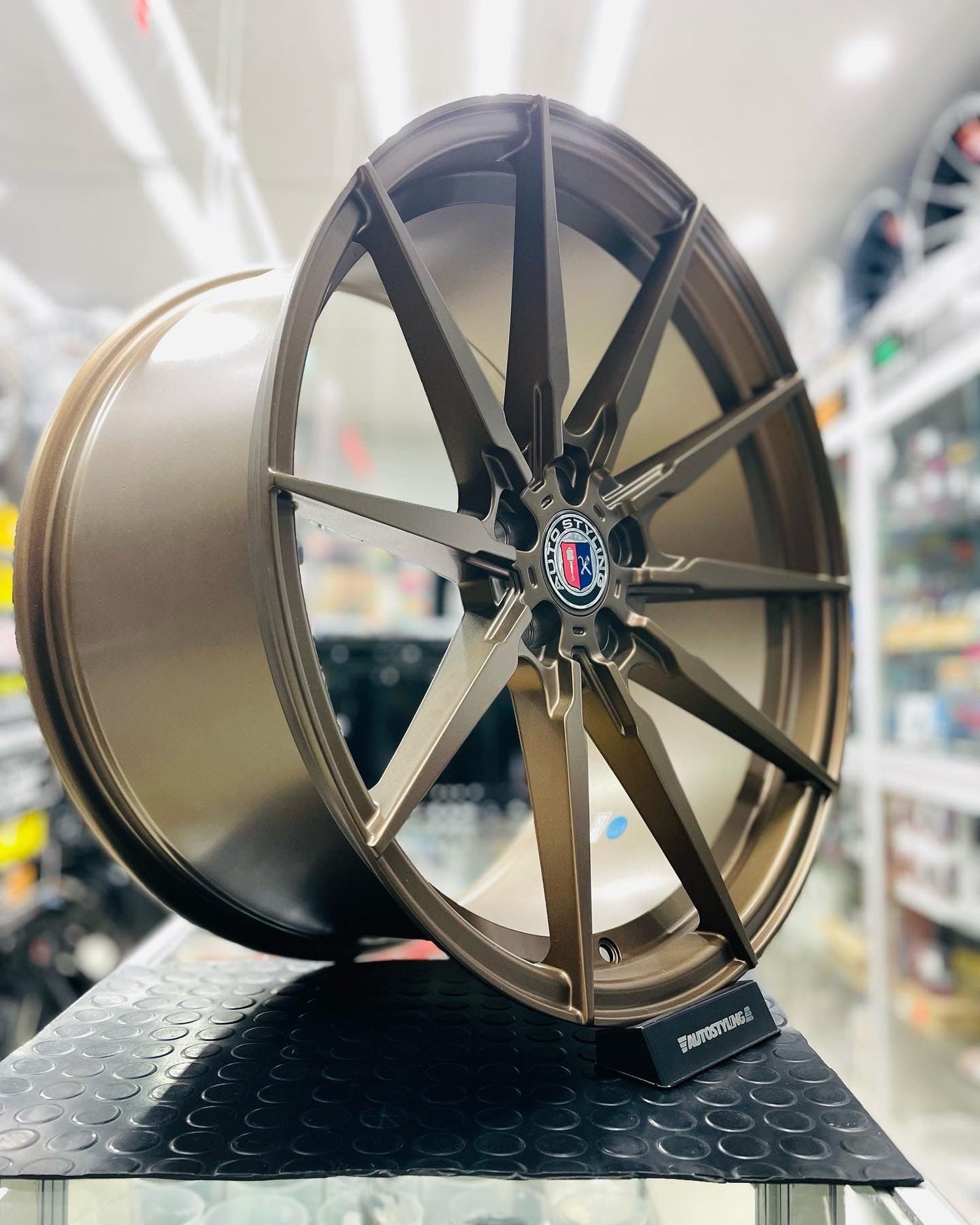 21” AS-5010 5x112 9j PCD Matt bronze wheels