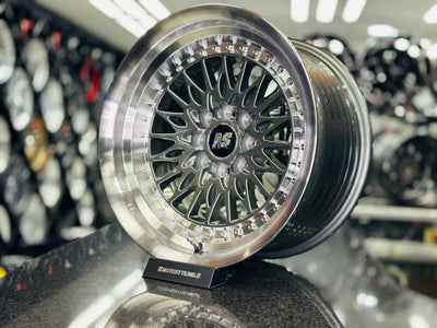 15” AS-7164  GUNMETAL 4/100 4/108 wheels