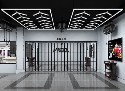 Designer Hexagon /arrow led lights 4.8m x2.4m