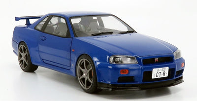 SOLIDO 1:18 SCALE MODEL CAR NISSAN GTR R34 (1999)