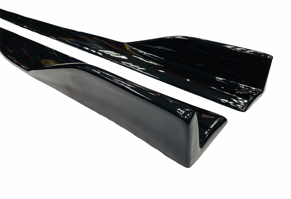 UNIVERSAL SIDE SKIRT GLOSS BLACK WITH WING