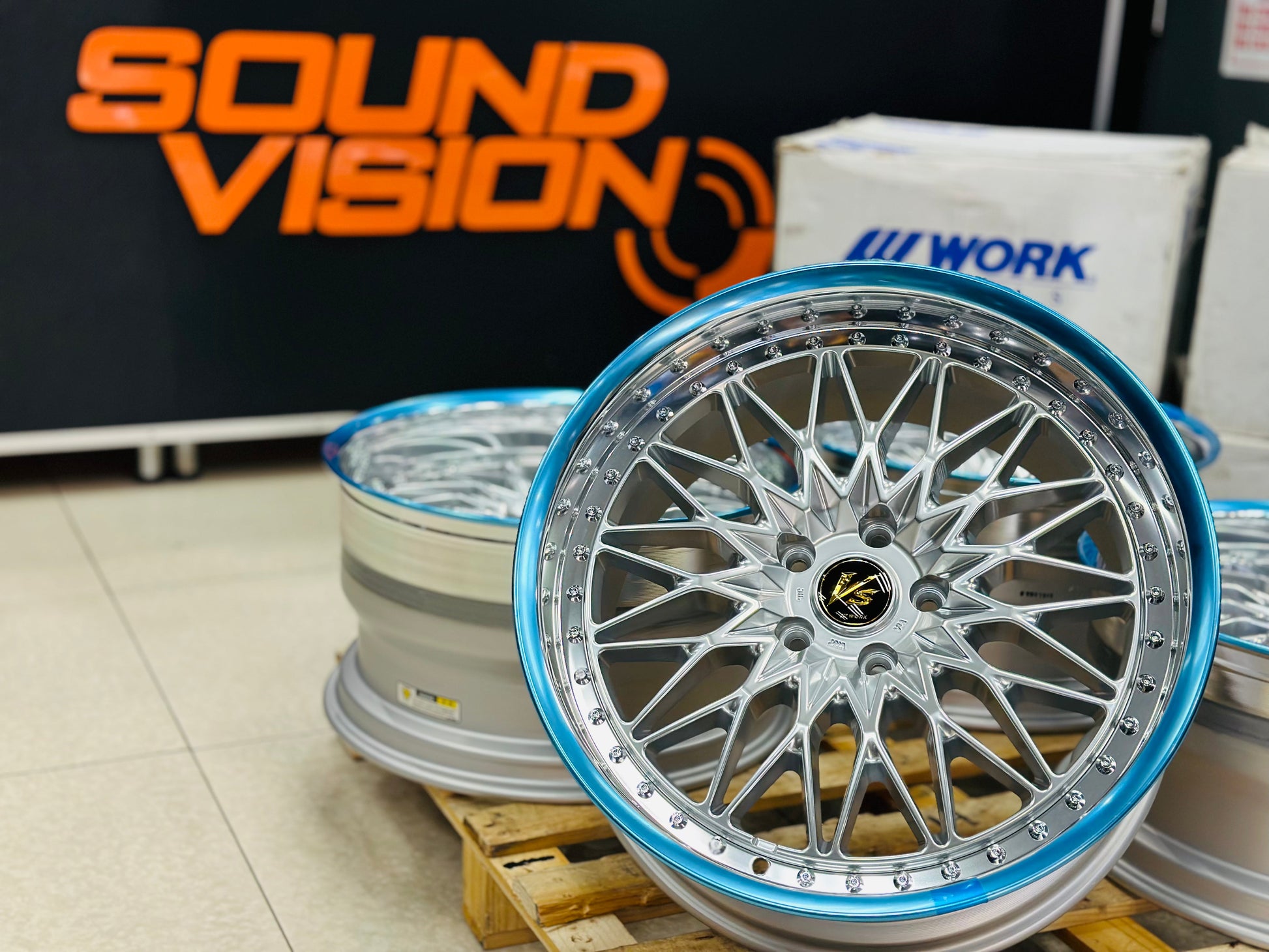 20” WORK VSXV 3pce split wheels 5/120