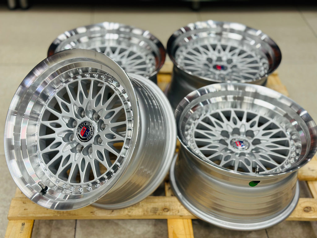 15” AS-7162 SILVER  4/100 4/108 wheels