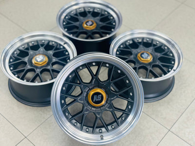 17” AS BBS 506 4/100 & 5/100 matt grey wheels