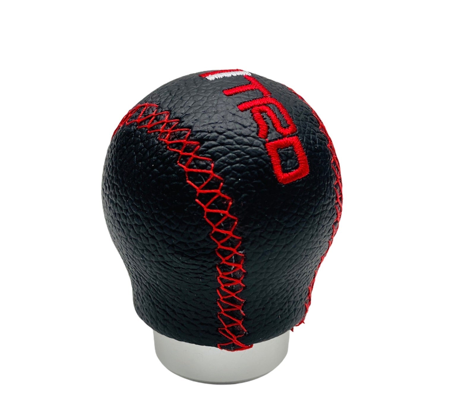 TRD SHORT BLACK WITH RED STITCH GEAR KNOB