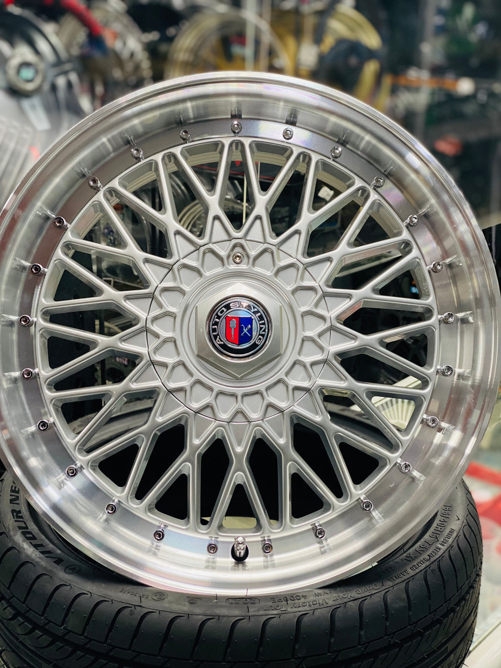 17” M5649 BBS SILVER 5x100 & 5x114