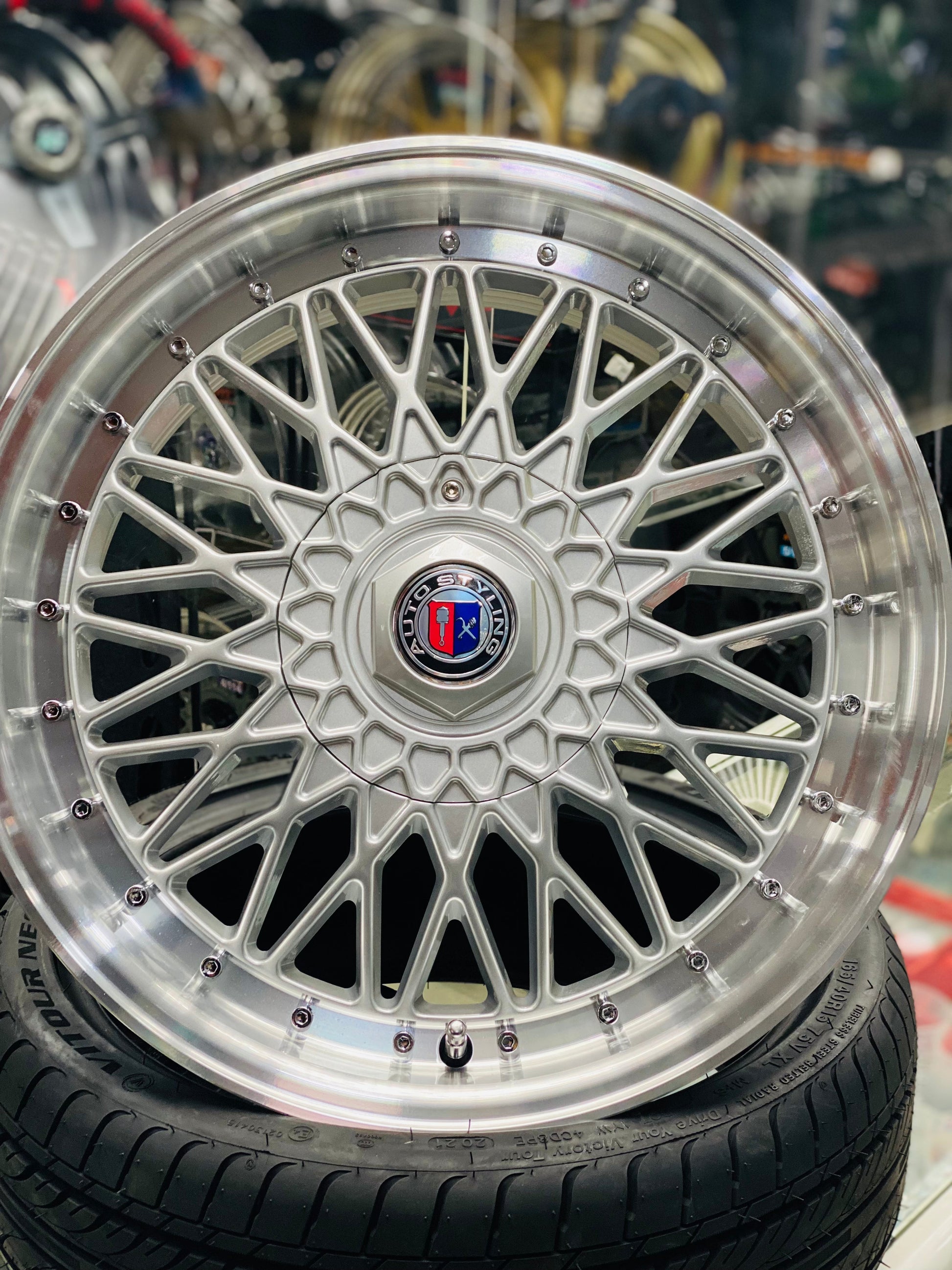 17” M5649 BBS SILVER 5x100 & 5x114