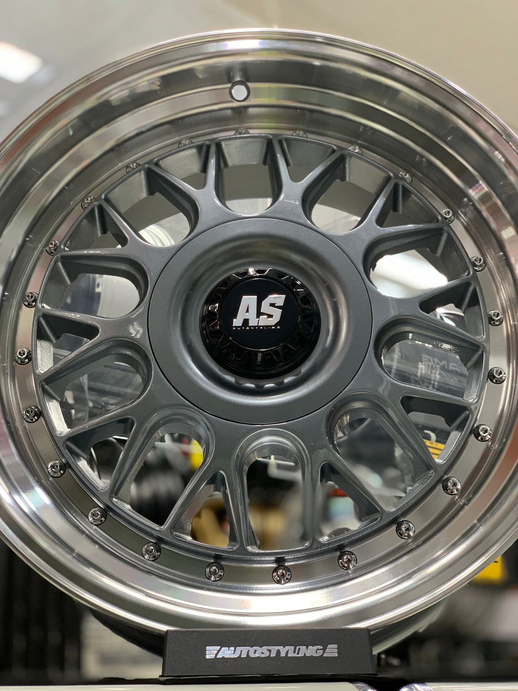 17” AS EURO 4/100 & 4/114 gunmetal