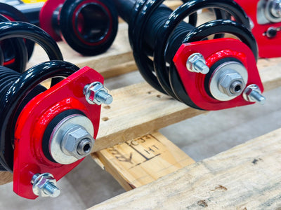 ARC PRO VERSION COILOVERS WITH CAMBER  BMW E46 METAL MOUNTING