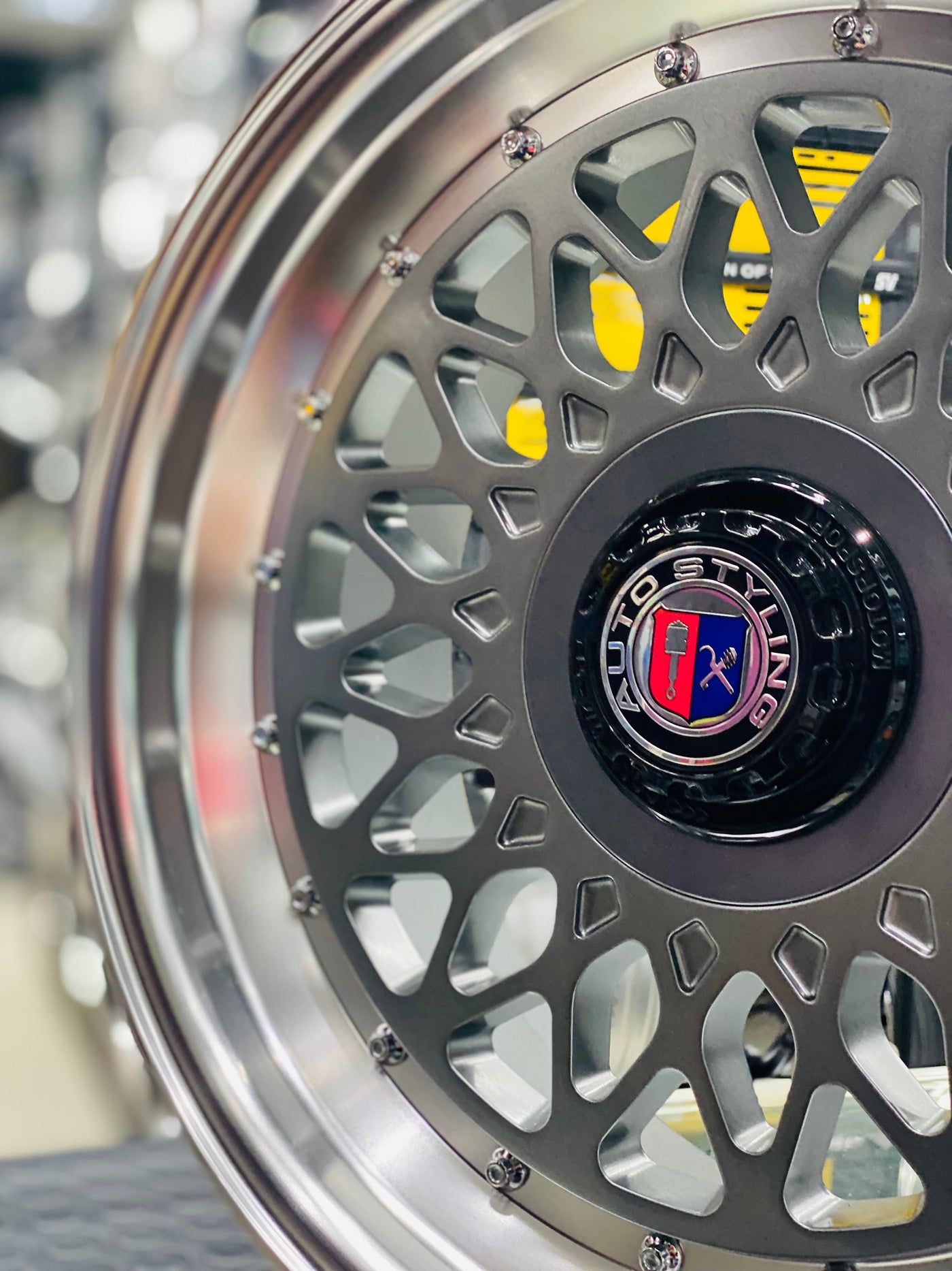 17'' AS-P/MESH 4/100 4/108 GUNMETAL