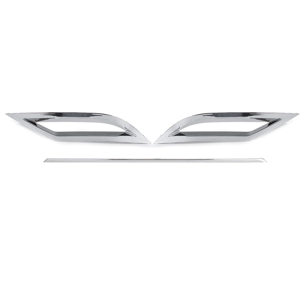 VW POLO 8 TSI TO R-LINE UPGRADE REAR DIFFUSER CHROME TRIMMING