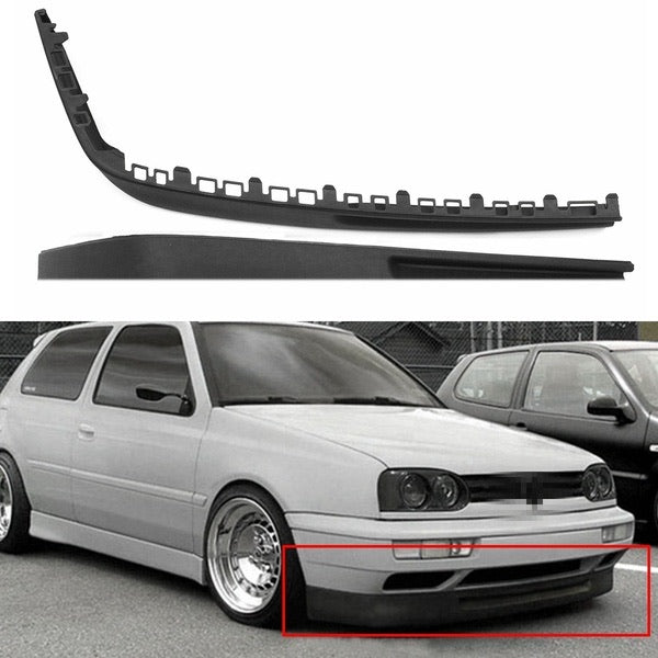 VW GOLF MK3 VR6 / BONRATH 2PCE FRONT SPOILER MATT BLACKm