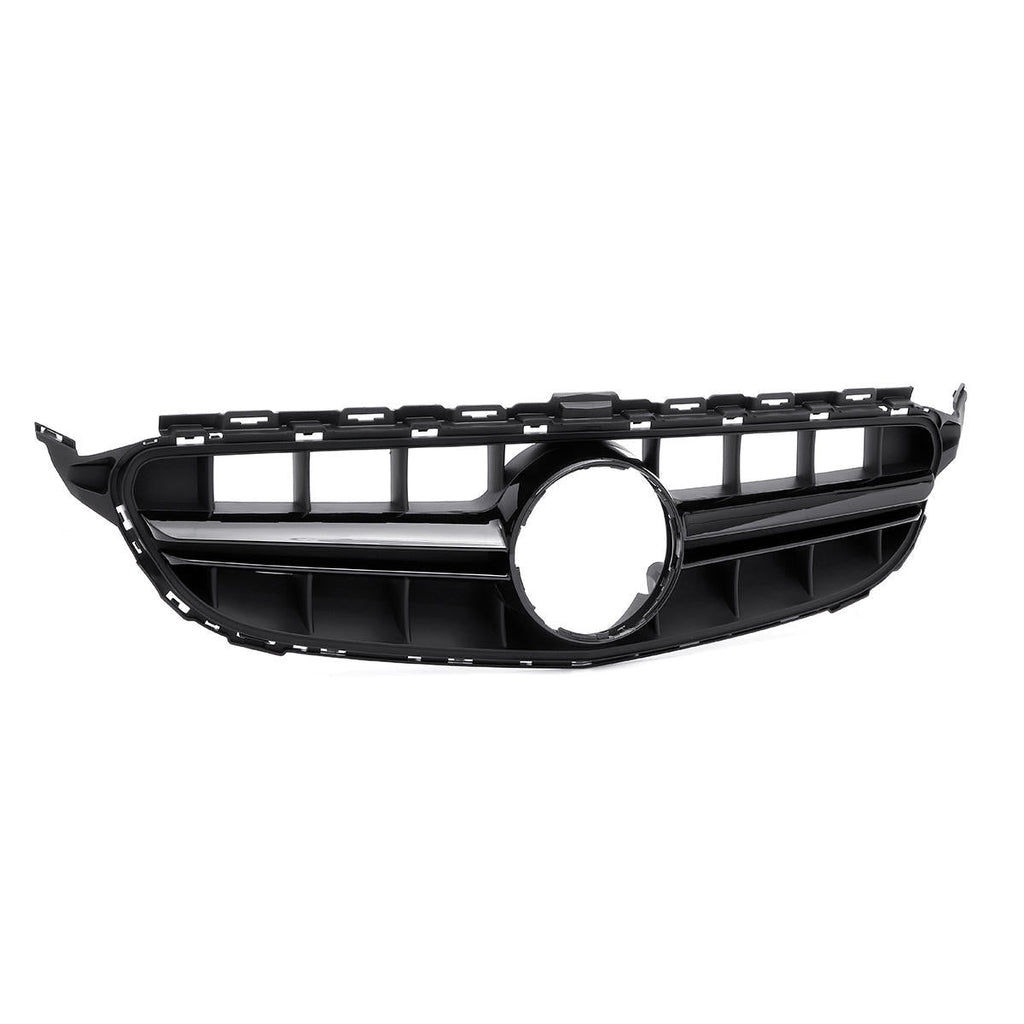 MERCEDES W205 C63 MATT BLACK GRILL CAMERA COMPATIBLE