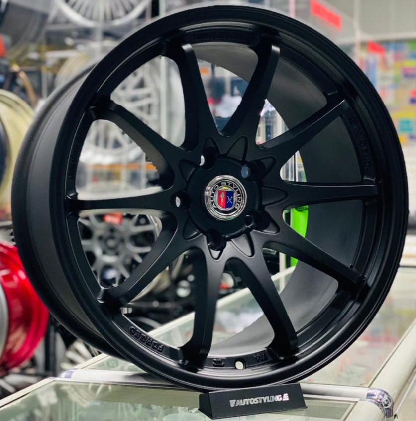18” AS- CE28  5/114 MATT BLACK