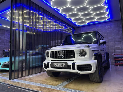 Designer Hexagon /arrow led lights 4.8m x2.4m