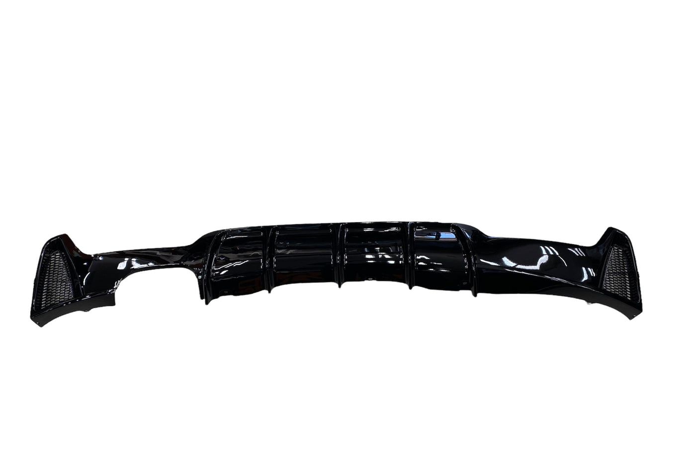 BMW F22 REAR BUMPER DIFFUSERS GLOSS BLACK
