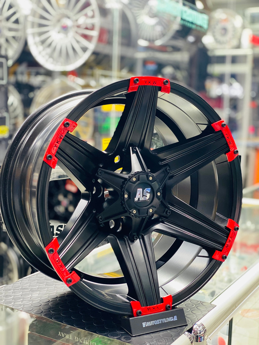 17” AS6086BM/R 5x150 Toyota Land cruiser  rims