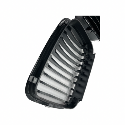 BMW E46 PRE FACELIFT DOUBLE  SLAT GLOSS BLACK GRILLS 2DOOR