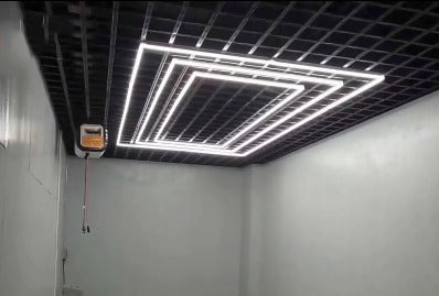 Designer Hexagon /arrow led lights 4.8m x2.4m