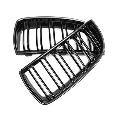 BMW E90 PRE-FACE LIFT DOUBLE GRILL GLOSS BLACK