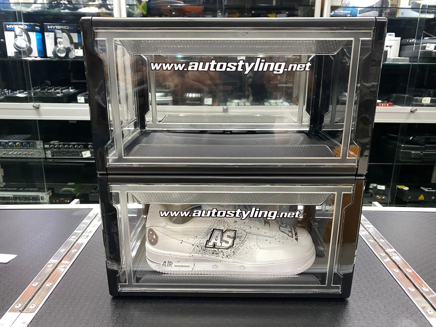 AS SNEAKER / MODEL CAR DISPLAY BOX BLACK