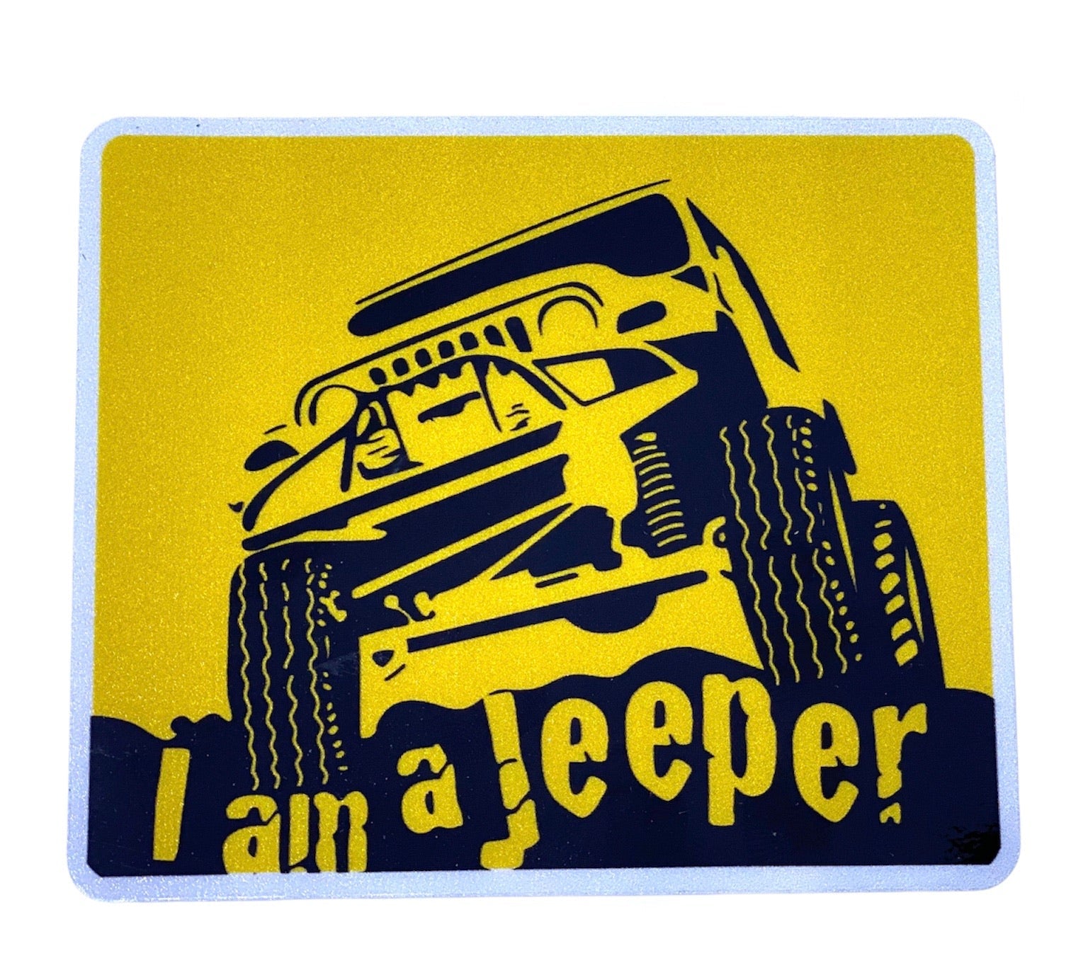 I AM A JEEPER STICKER
