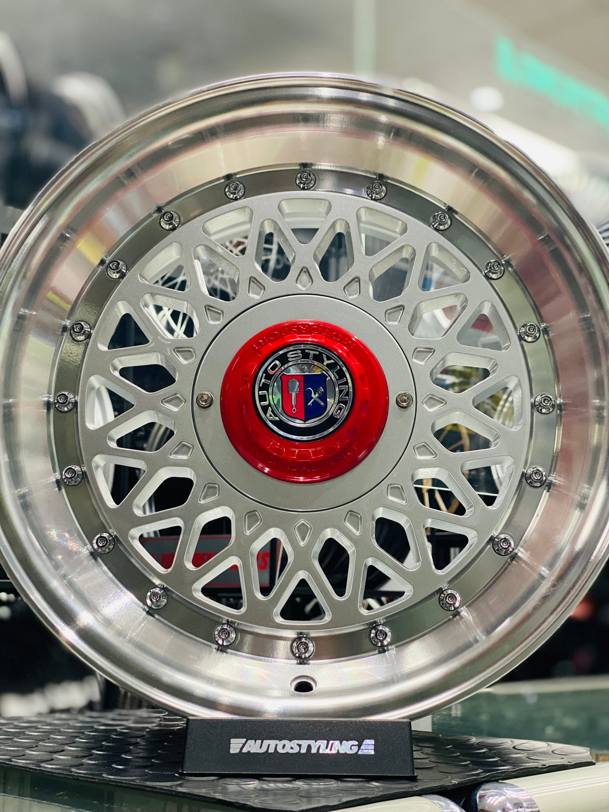 15” AS-P/MESH 4/100 4/108  SILVER