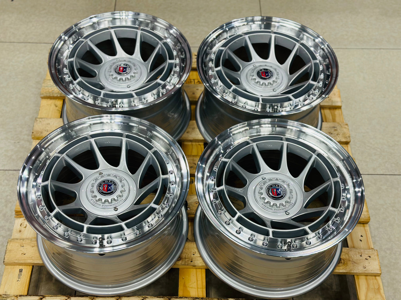 15” AS-7156 SILVER  4/100 4/114 wheels