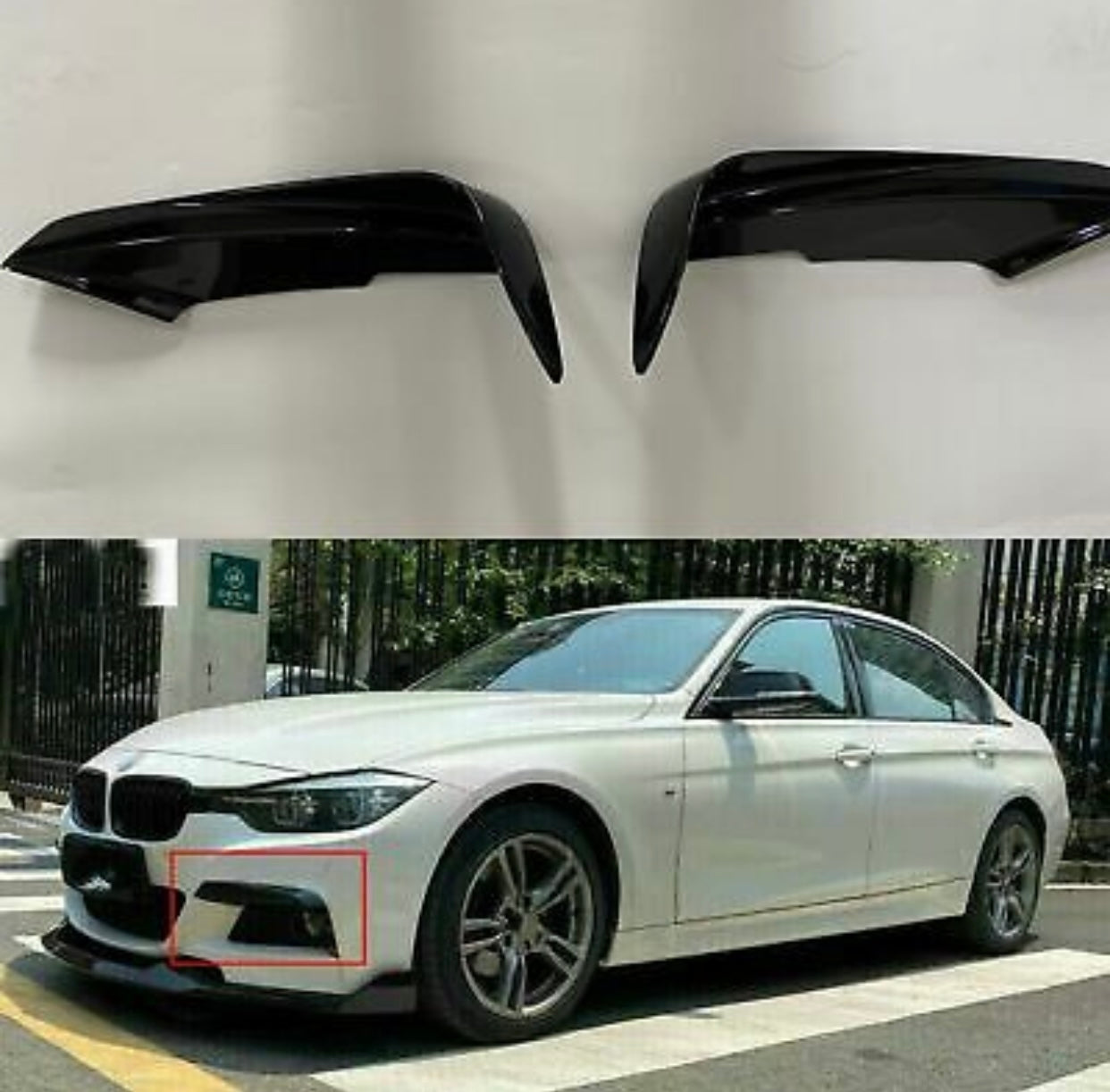 F30 fog canards m-sport