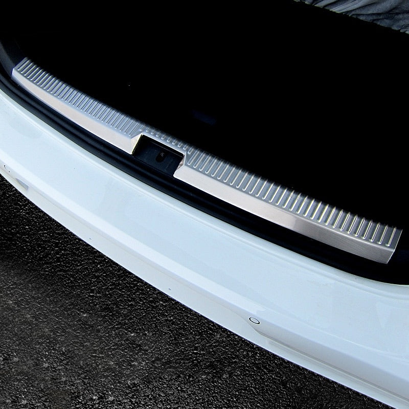 VW GOLF MK 7 STAINLESS STEEL REAR INNER BUMPER PROTECTOR PLATE