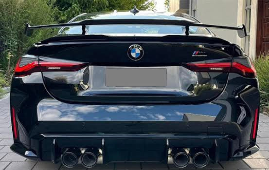 BM G80 / G82 (M3/M4) Gloss Black M-Performance Competition Style Rear Wing