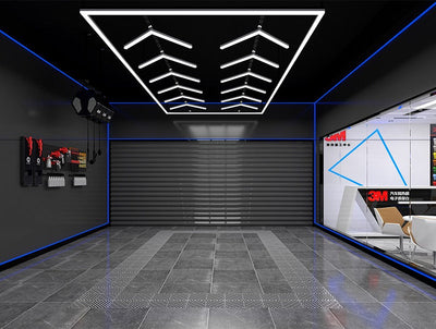 Designer Hexagon /arrow led lights 4.8m x2.4m