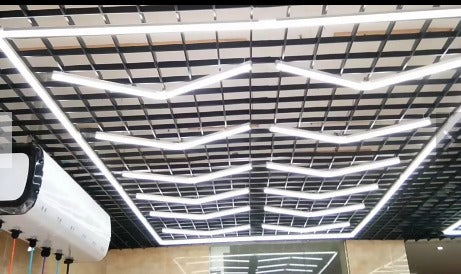 Designer Hexagon /arrow led lights 4.8m x2.4m