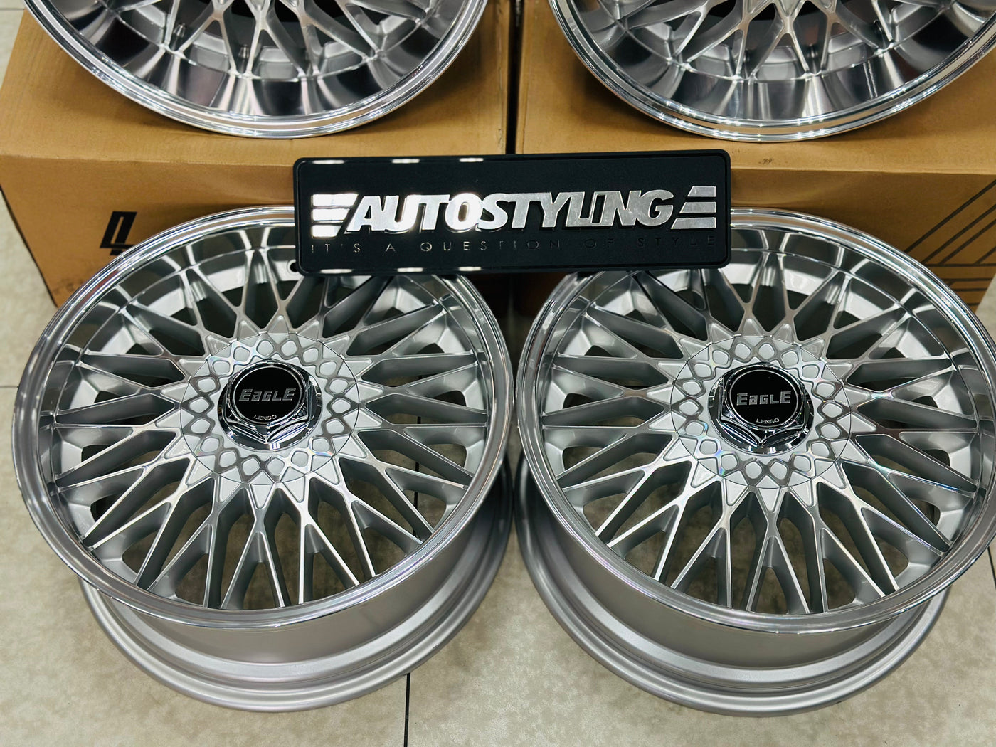 17” ORIGINAL LENSO  EAGLE 4x100 & 4x114 wheels