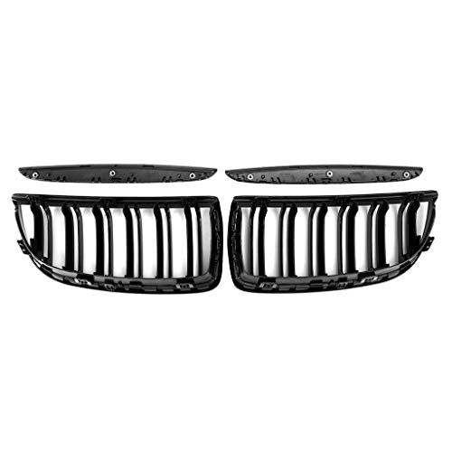 BMW E90 PRE-FACE LIFT DOUBLE GRILL GLOSS BLACK