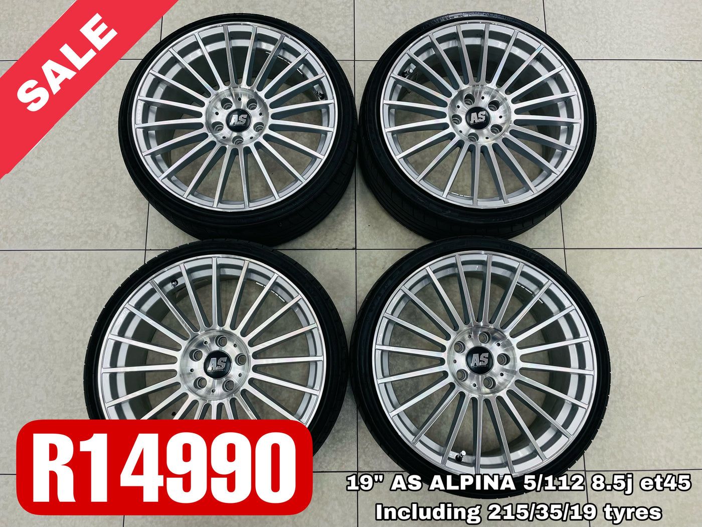 19” AS ALPINA demo rims & tyres