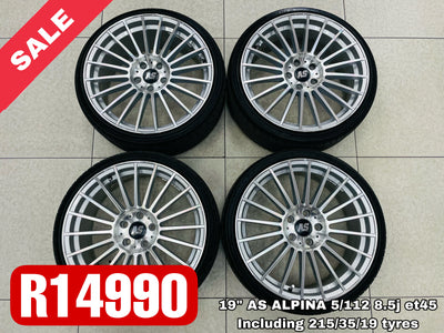19” AS ALPINA demo rims & tyres