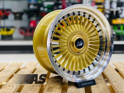 17” AS-EMITZ 4/100 4/108 GOLD