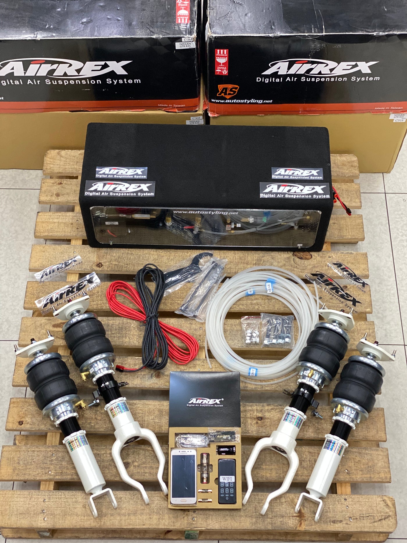 AIRREX NISSAN GTR 35 SUSPENSION KIT