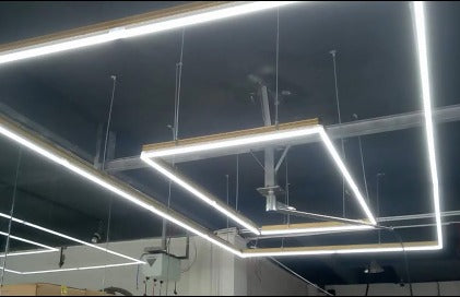 Designer Hexagon /arrow led lights 4.8m x2.4m