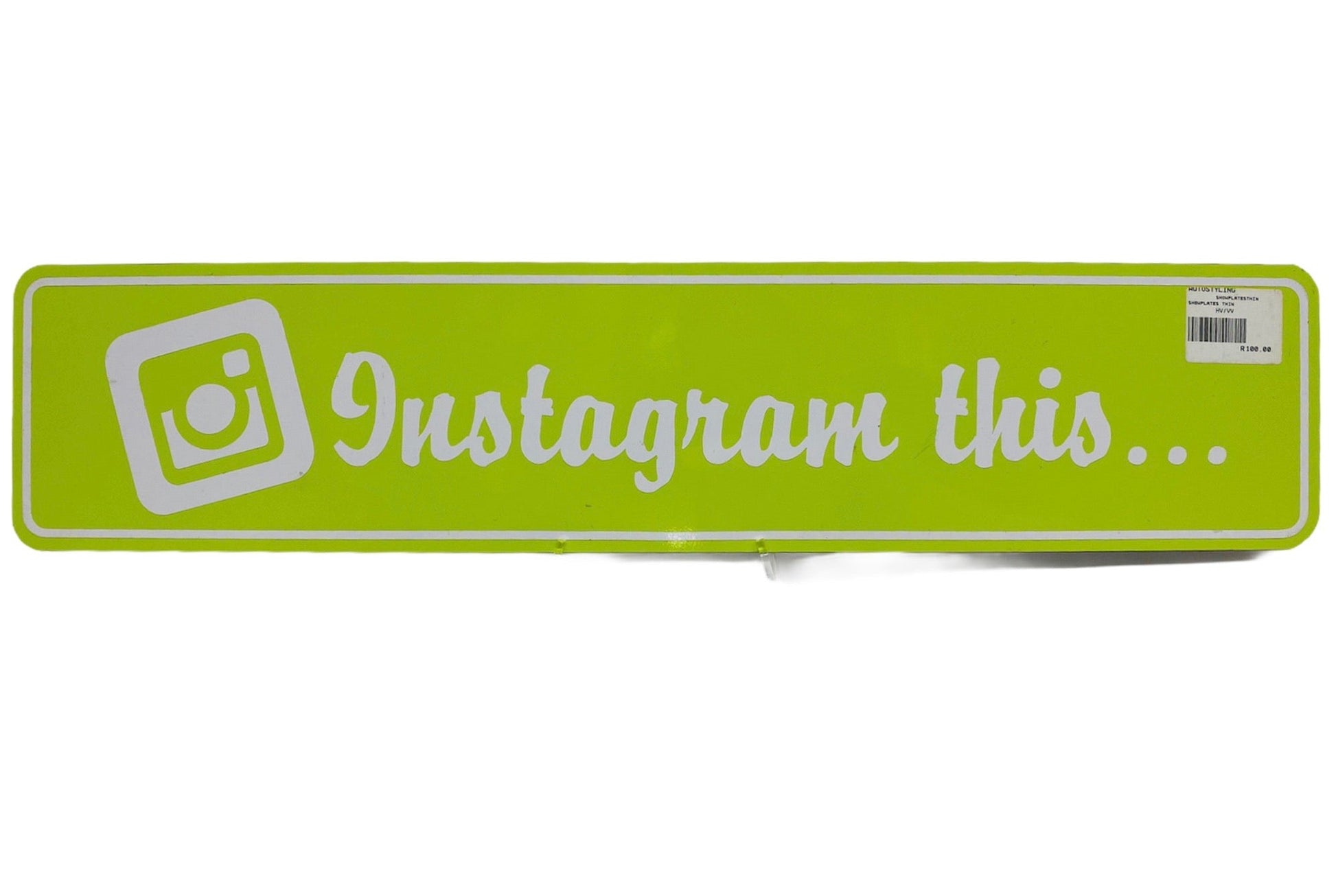 INSTAGRAM THIS THIN SHOW PLATE