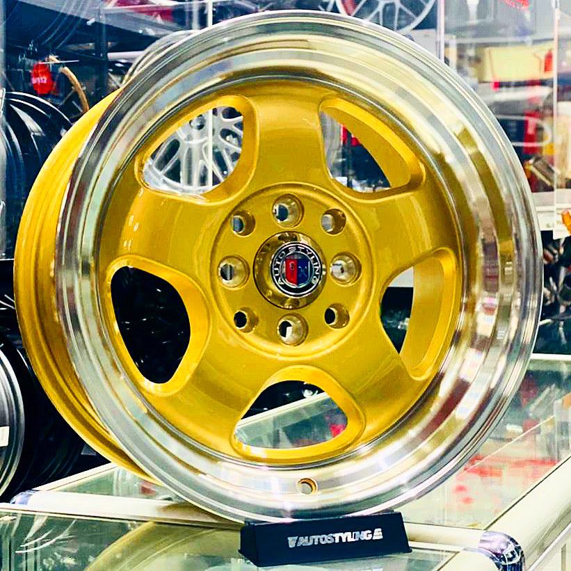 15” AS-3046 4x100 & 4x114 GOLD